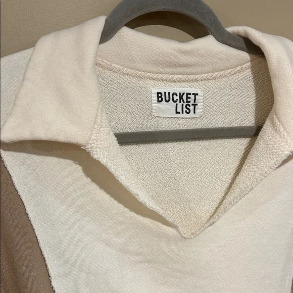 Bucketlist color block sweatshirt pullover - Picture 3 of 4